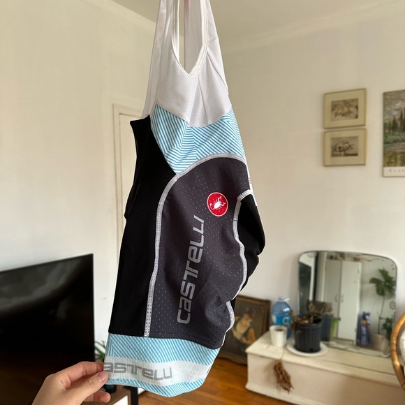 NWT Castelli XS Women’s Bib Shorts Rosso Corsa - Picture 5 of 9